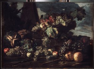 Natura morta con uva da Michele Pace del Campidoglio