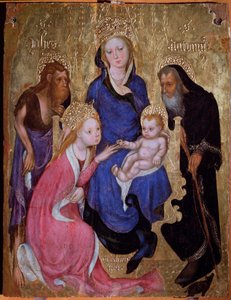 Il matrimonio mistico di Santa Caterina con i Santi Giovanni Battista e Antonio d