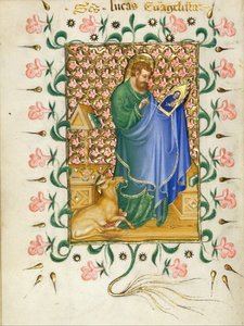San Luca che dipinge la Vergine da Michelino Molinari da Besozzo