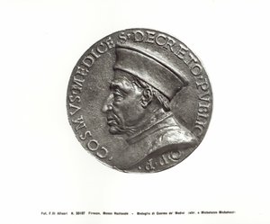 Medaglia raffigurante Cosimo de