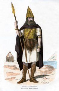 Guerriero, forse gallico o franco, 1882-1884 da Michelz