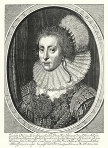 Elisabetta Stuart, Regina di Boemia da Michiel Jansz. van (after) Miereveld