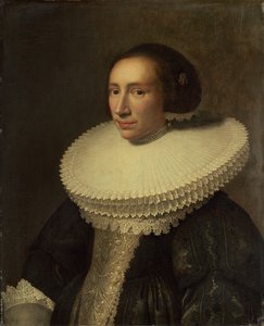 Ritratto di una signora con un collare da Michiel van Miereveld