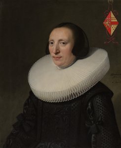 Margaretha van Clootwijk nata circa 1580-81, morta 1662, moglie di Jacob van Dalen, 1639 da Michiel Jansz van Mierevelt