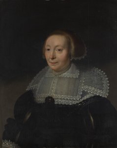 Ritratto di una donna con colletto di pizzo da Michiel Jansz van Mierevelt