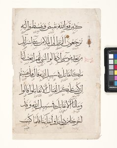 Pagina di un Corano da Middle Eastern School