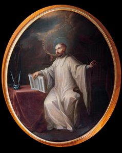 Rappresentazione di san Bernardo di Chiaravalle (1090-1153)