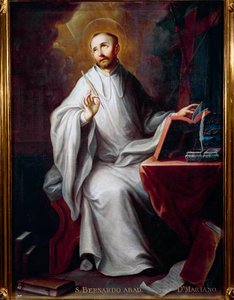 Rappresentazione di san Bernardo di Chiaravalle da Miguel Cabrera
