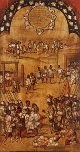 La conquista del Messico, Pannello III