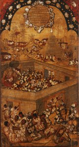 La conquista del Messico, Pannello VII, c.1696-1715