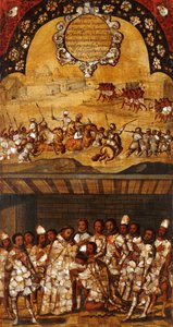 La Conquista del Messico, Pannello XIX da Miguel Gonzalez