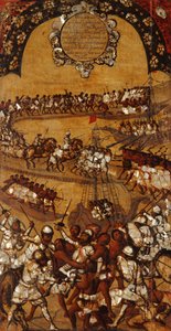 La Conquista del Messico, Pannello XXI da Miguel Gonzalez