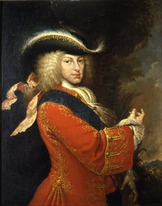 Filippo V, re di Spagna, in abito da caccia da Miguel Jacinto Meléndez