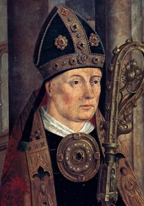 San Isidoro di Siviglia (560 o 570 - 636) dettaglio da Miguel Zitow