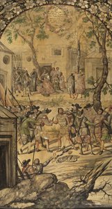 La conquista del Messico da parte di Hernán Cortés da Miguel and Juan Gonzalez