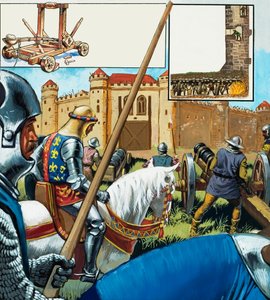 Enrico V in Francia (gouache su carta)