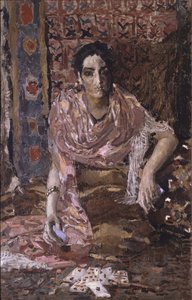 La chiromante, 1895 da Mikhail Aleksandrovich Vrubel
