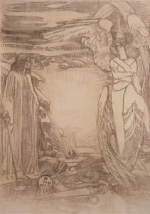 Illustrazione per la poesia Profeta di A. Pushkin, 1905