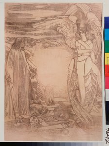Illustrazione per la poesia Profeta di A. Pushkin