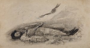 Illustrazione alla poesia Ismail-Bey di M. Lermontov, 1889-1891 da Mikhail Aleksandrovich Vrubel