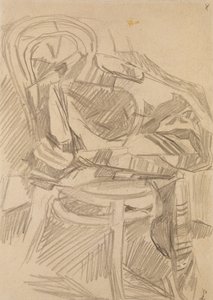 Plaid sulla sedia, 1904 da Mikhail Aleksandrovich Vrubel