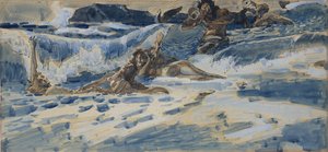 Naiadi e tritoni giocosi, 1896-1898