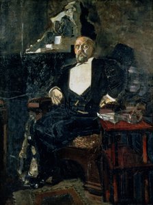 Ritratto di Savva Mamontov, fondatore della prima opera privata da Mikhail Aleksandrovich Vrubel