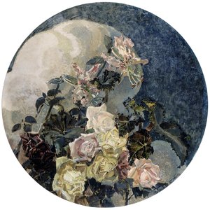 Rose e orchidee, 1894 da Mikhail Aleksandrovich Vrubel