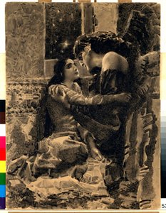 Tamara e il demone (illustrazione del poema "Il Demone" di Mikhail Lermontov)
