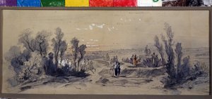 Disegno del sipario per l
