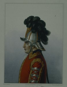 Elmo del Reggimento di Cavalleria delle Guardie della Vita nel 1764-1796, primi anni 1840 da Mikhail Ivanovich Terebenev