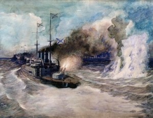 La battaglia navale tra la flotta del Mar Nero e l