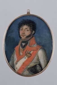 Ritratto di Fëdor Petrovič Uvarov 1773-1824, 1803 da Mikhail Mikhailovich Zatsepin
