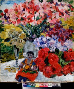 Fiori e bambola da Mikhail Nikolayevich Yakovlev