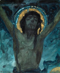 Cristo sulla croce da Mikhail Vasilievich Nesterov
