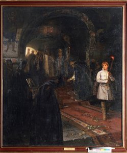I supplicanti alla corte dello zar da Mikhail Vasilievich Nesterov