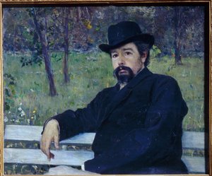 Ritratto del pittore Nikolai Alexandrovich Yaroshenko