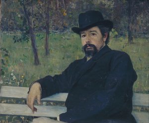 Ritratto del pittore Nikolai Alexandrovich Yaroshenko, 1897