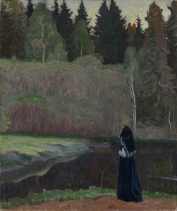 Il usignolo canta, 1918 da Mikhail Vasilievich Nesterov