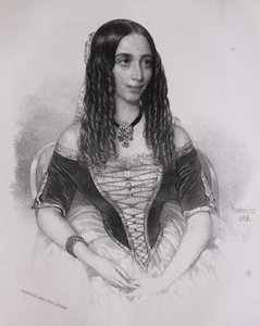 Ritratto di Emilia Lemouton (Miklós Barabás, 1845) da Miklós Barabás