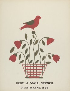 Design da Gray, Maine 1800 (n. 2): Dal portfolio proposto "Stencil murali del Maine"