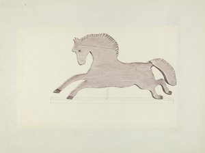 Segnavento a cavallo