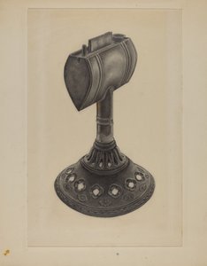 Lampada a olio di lardo