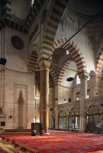 Interno della Moschea di Suleymaniye