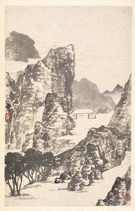Paesaggio dopo Mi Fu da Min Zhen