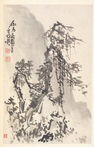 Paesaggio nello stile di Ma Yuan, 1788 da Min Zhen