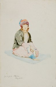 Ragazza pellegrina greca, 1844 da Miner Kilbourne Kellogg