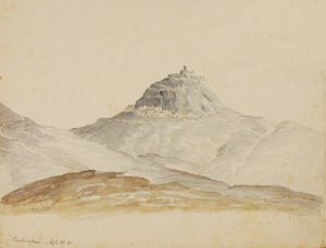 Radicofani, 1841 da Miner Kilbourne Kellogg