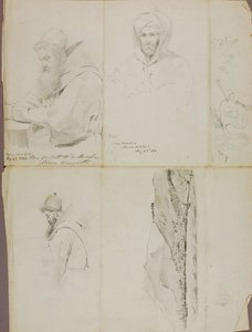 Studi - Paesaggio e ritratto da Miner Kilbourne Kellogg