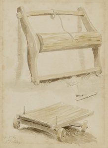 Carrello di legno, St. Valery